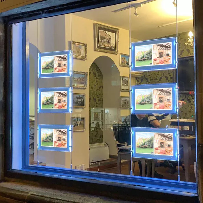 Revolutionize Your Estate Agent Window Displays with Digital Rod Displays