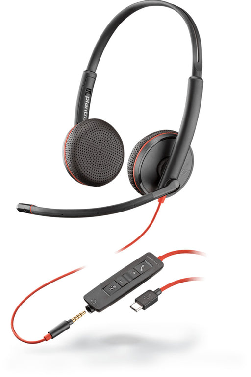 Poly Blackwire C3225 Wired Black Headset