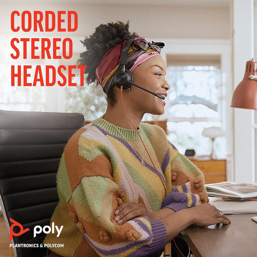 Poly 3325 Wired Black Headset