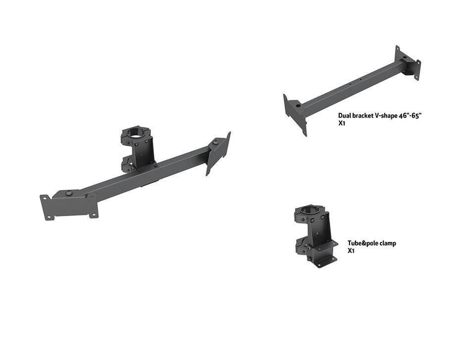 Multibrackets M Pro Series Dual Bracket V-Shape - (46"-65")