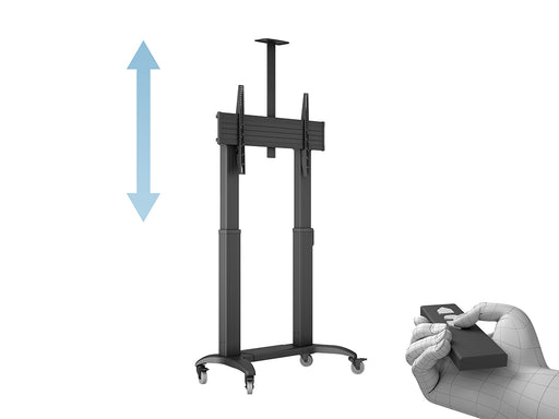 Multibrackets MB3120 M Motorized Height-Adjustable Mobile Display Trolley - Up to 65"-110" Screen