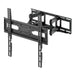 Manhattan 462433 Full-Motion TV Wall Mount With Post-Leveling Adjustment