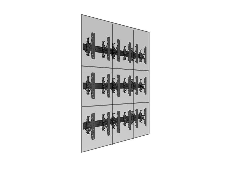 Multibrackets MBW3x3UP Push In Pop Out M Wallmount Pro - (32" - 55")