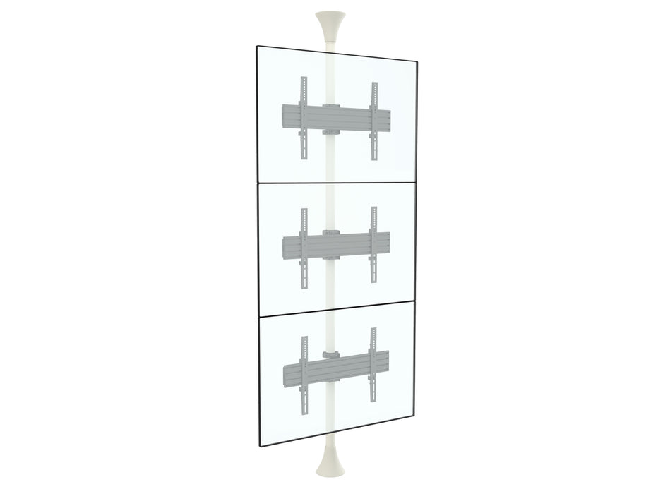Multibrackets MBFC3U White M Floor to Ceiling Mount Pro - Up to 40"-65" Screen