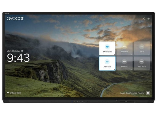 Avocor AVG-7560 75” 4K UHD Corporate Interactive Touchscreen Display