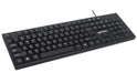 Manhattan 179324-UK Keyboard USB Wired Black-Standard Qwerty Full Size