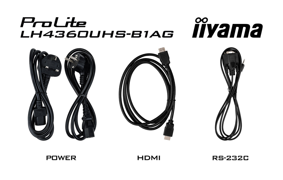 iiyama ProLite LH4360UHS-B1AG 43" 4K UHD Professional Digital Signage Display