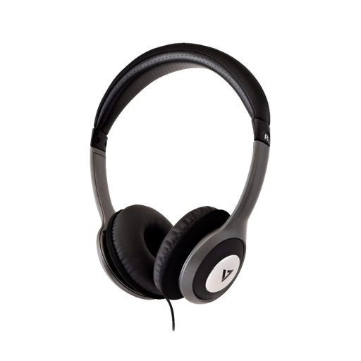 V7 Deluxe Stereo Headphones with Volume Control - HA520-2EP