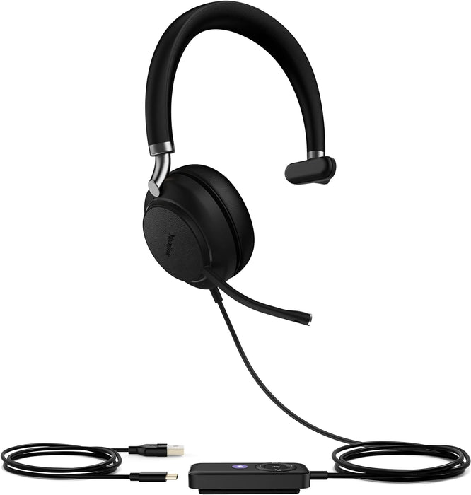 Yealink UH38MONO-TEAMS Mono Ear Teams Approved USB-A Premium Headset