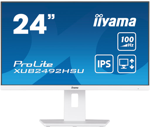 iiyama ProLite XUB2492HSU-W6 24" IPS 100Hz Full HD Desktop Monitor