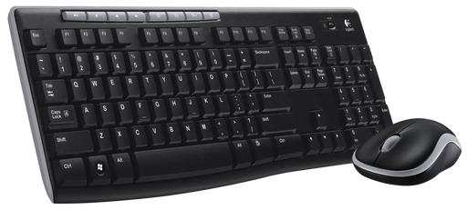 Logitech MK270 Wireless Keyboard And Mouse  Black Desktop Set - 920-004523