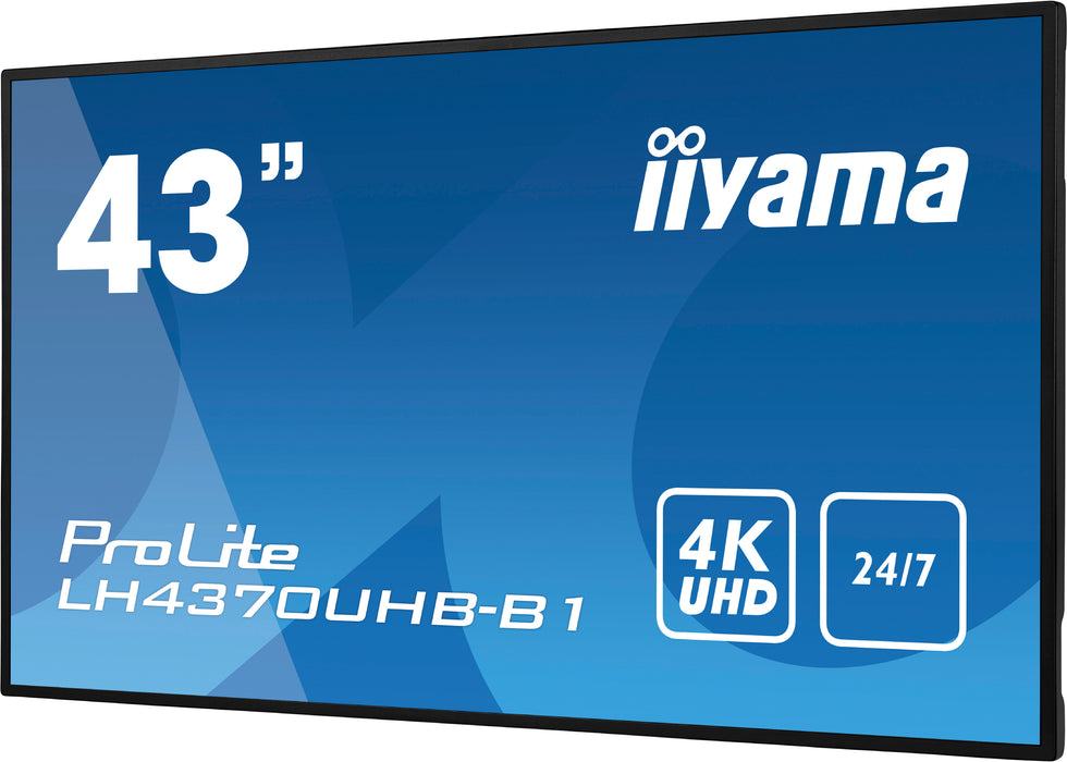 iiyama ProLite LH4370UHB-B1 | 43" High Brightness Signage Display