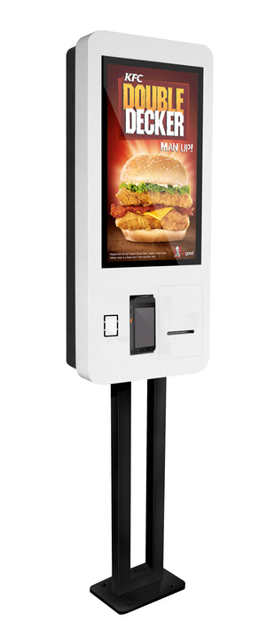 Self Service Ordering Kiosk for Takeaways - Floor Stand Mounting Kit (GBP £100) / I want Software Installed Kiosks (GBP £299.00)