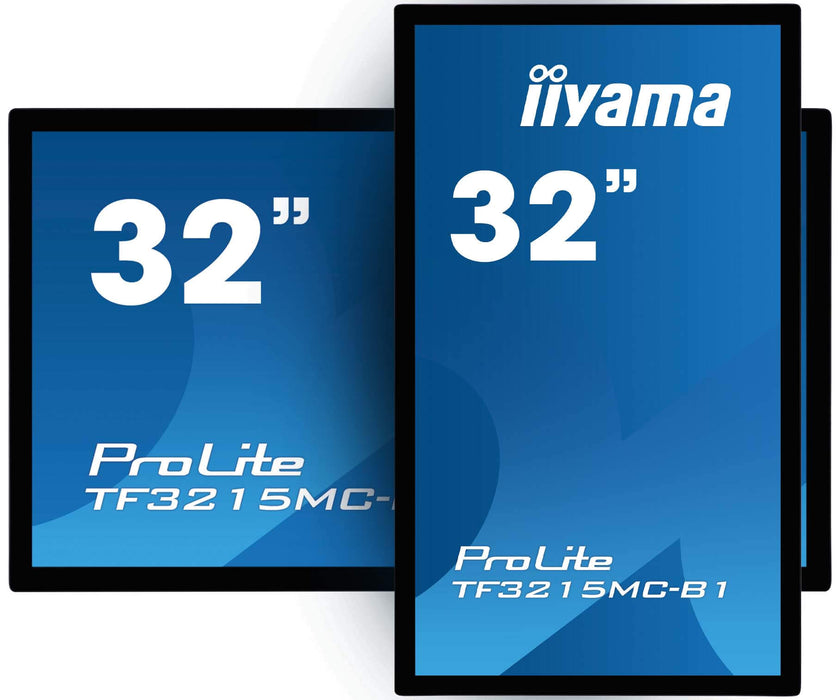 iiyama ProLite TF3215MC-B1 31.5" inch Full HD, Open Frame, Projective Capacitive, 30PT Touch Screen.