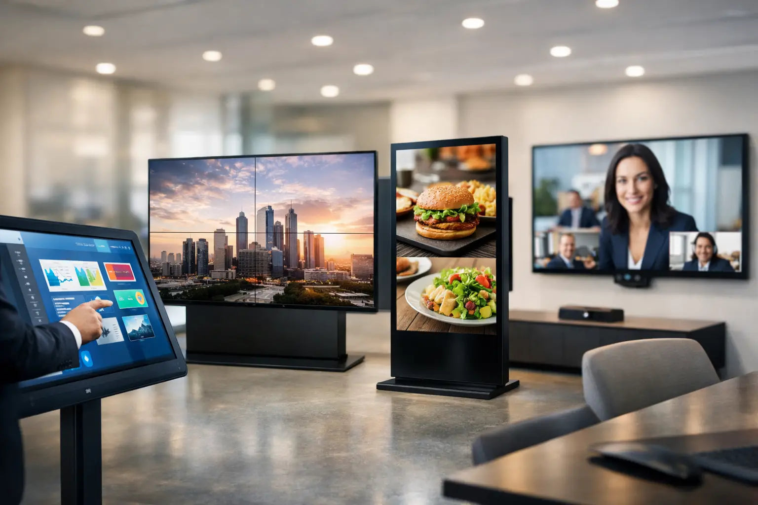 How to Choose Commercial Display Screens