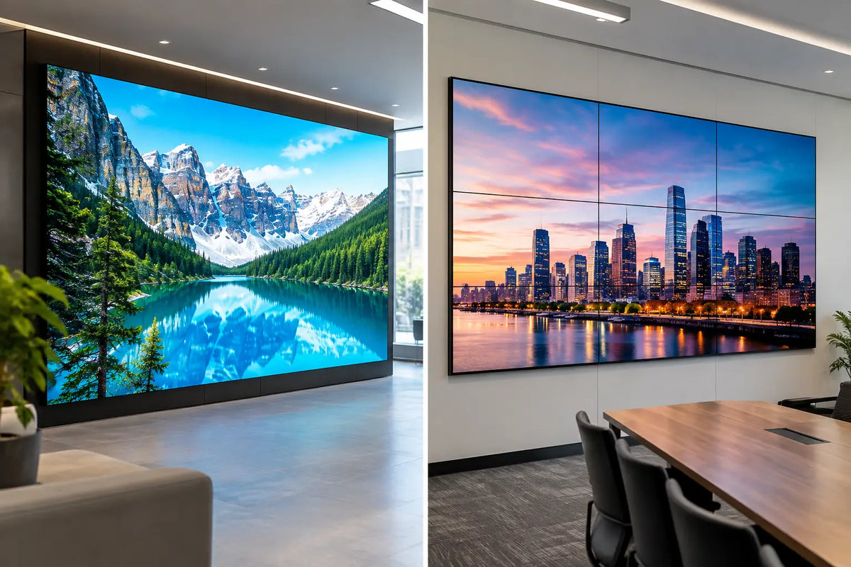 LED Wall Versus LCD Videowall: Which Fits?