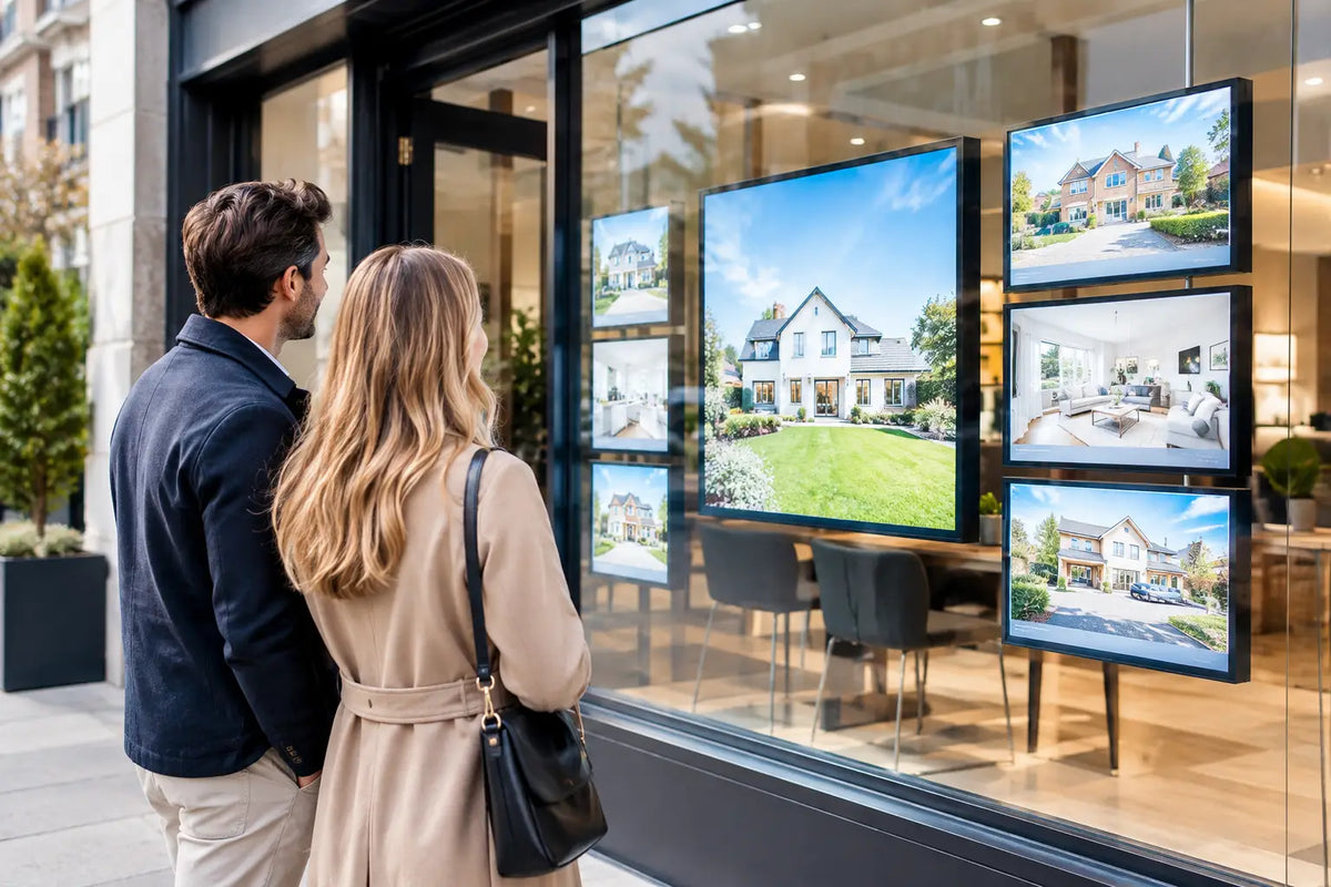 Storefront Screens for Estate Agents That Win Listings
