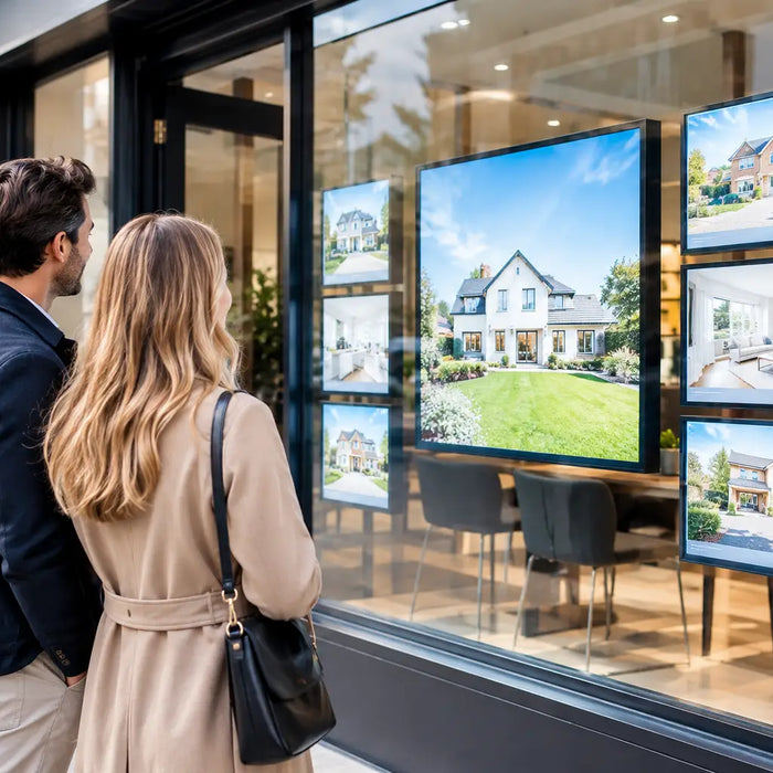 Storefront Screens for Estate Agents That Win Listings
