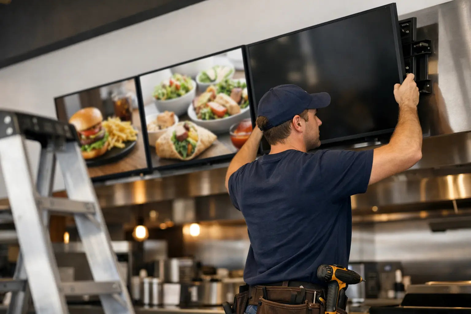 How to Install Digital Menu Board Screens