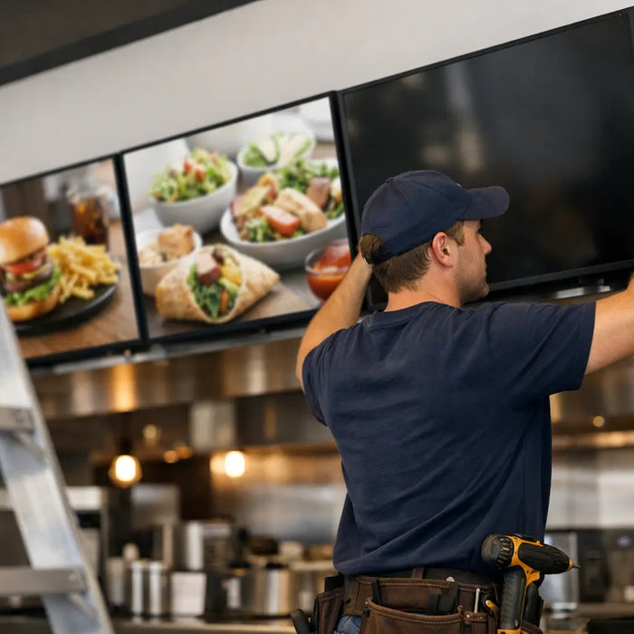 How to Install Digital Menu Board Screens