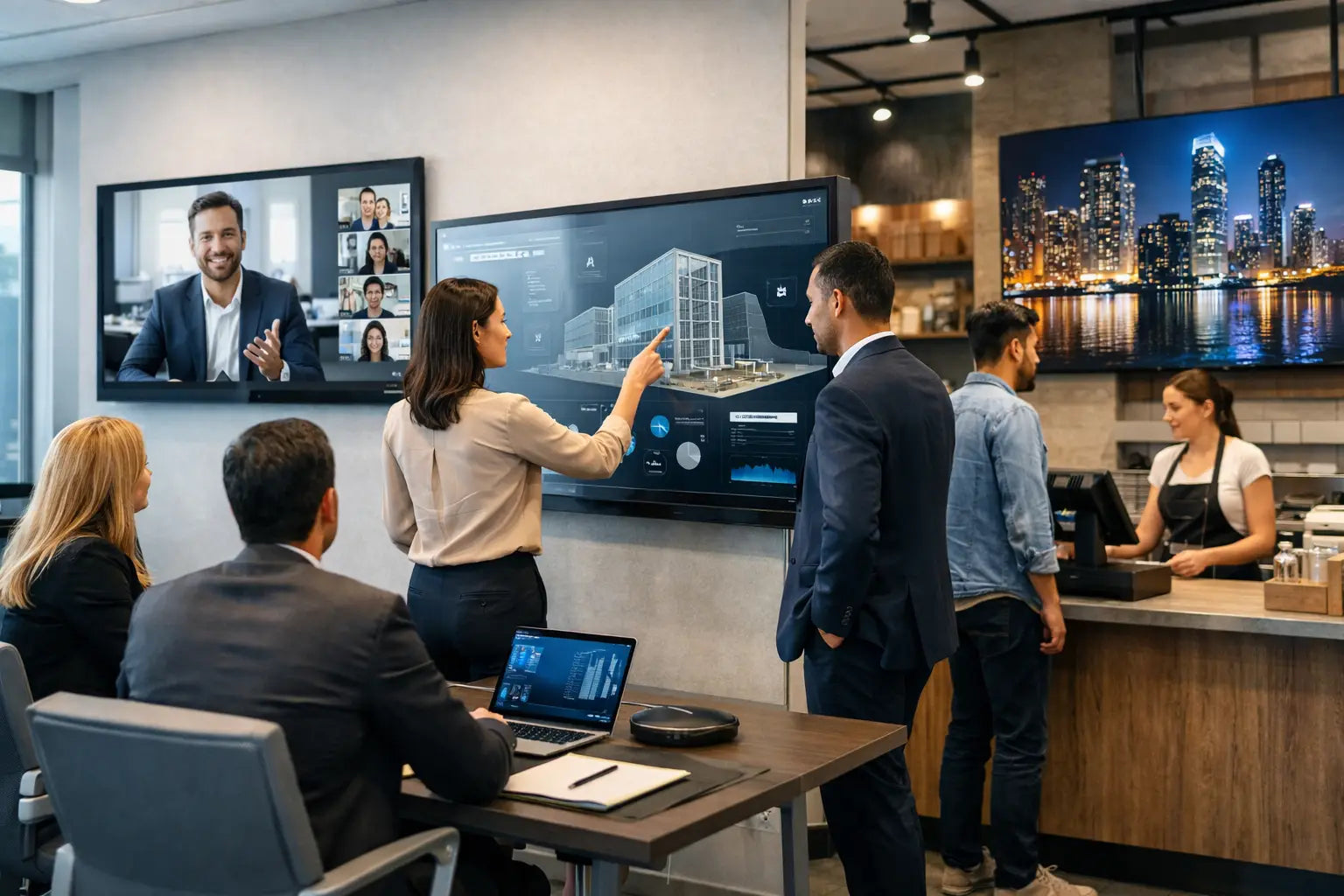What Is a Commercial Display for Business Use?