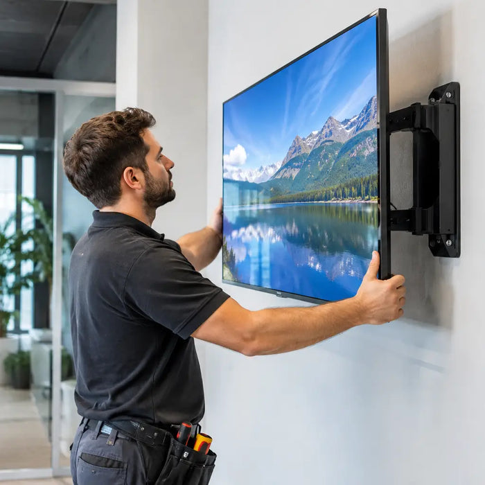 How to Mount Commercial Screens in Business