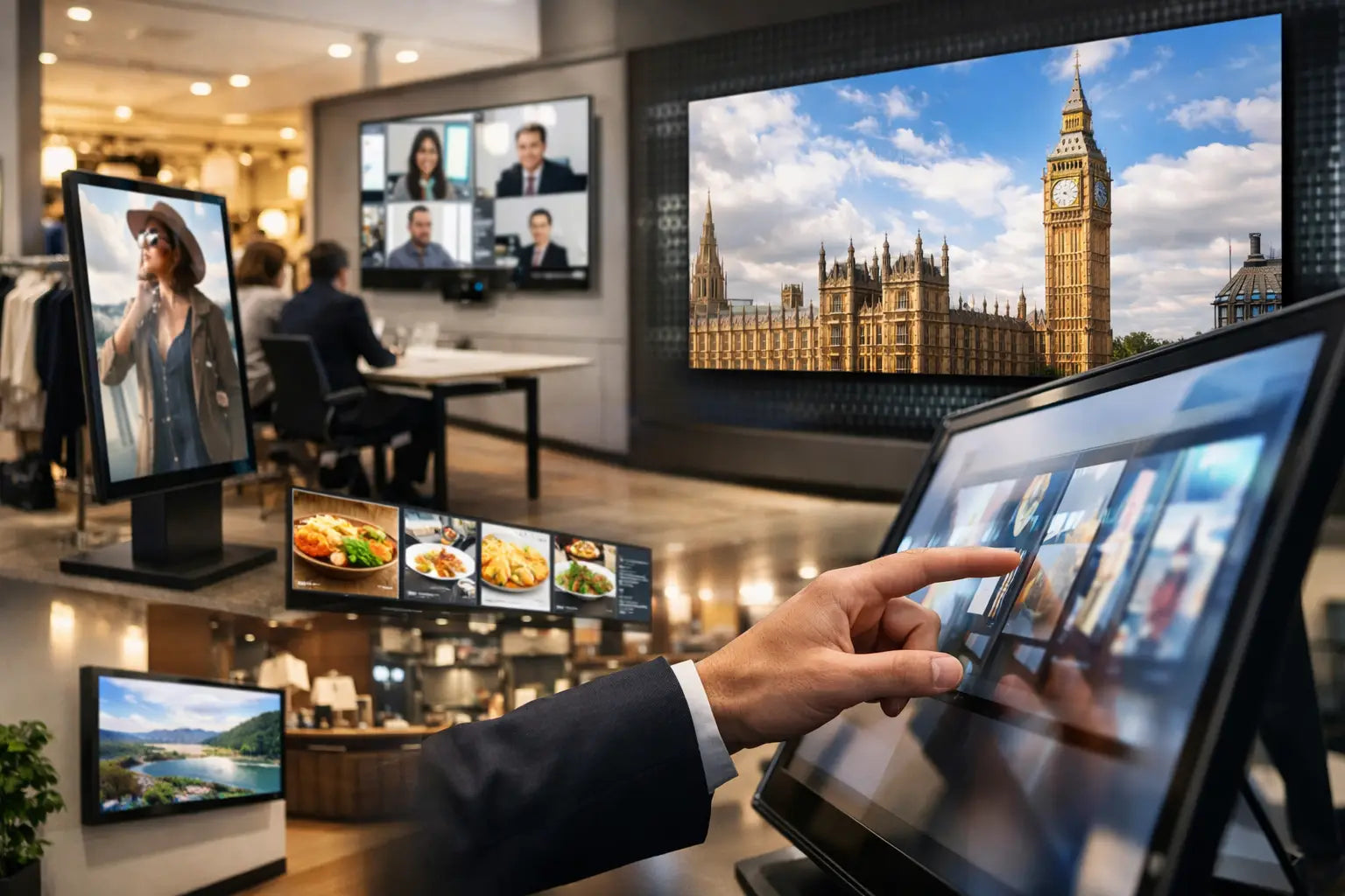 Commercial Digital Signage Buying Guide for UK