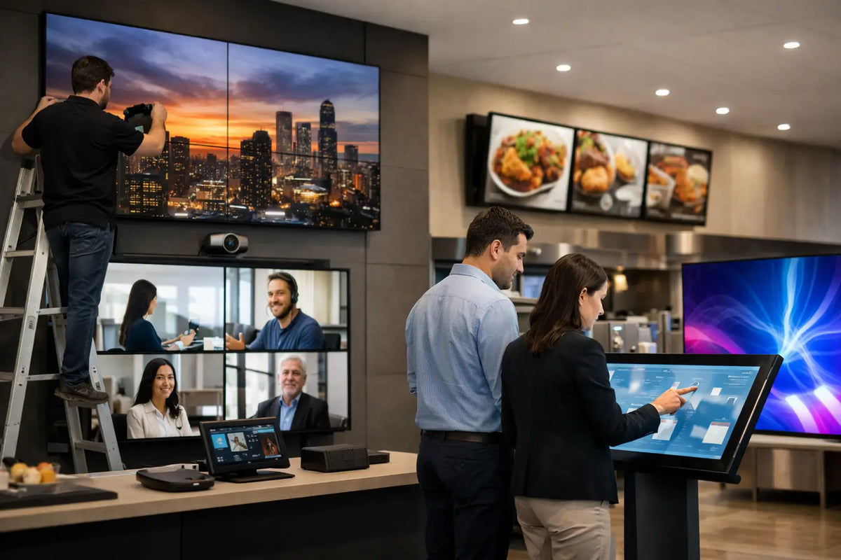 AV Installation for Reliable Commercial Displays