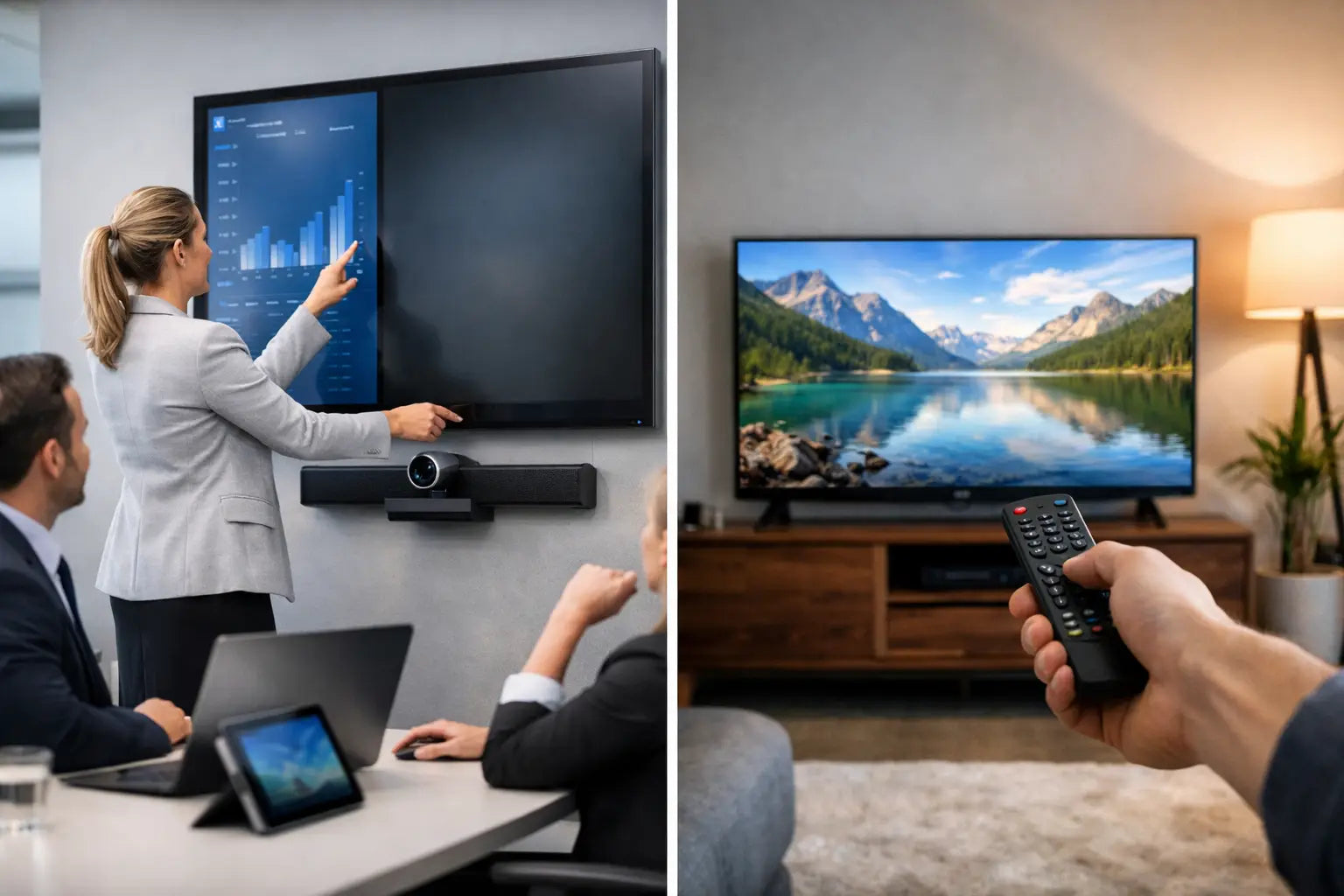 Commercial Display vs Consumer TV: Key Differences