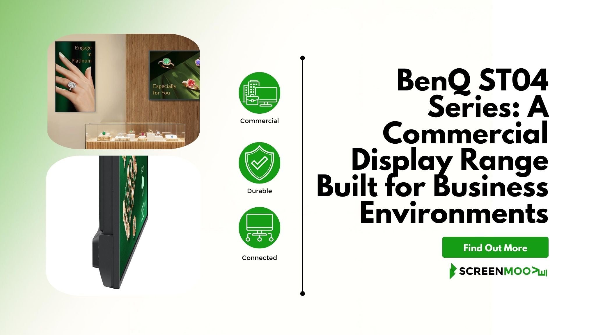 BenQ ST04 Series: A Commercial Display Range Built for Modern Business Environments