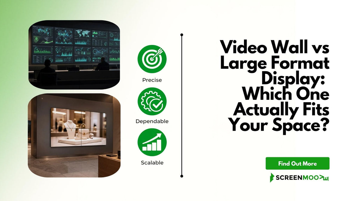 Video Wall vs Large Format Display: Which One Actually Fits Your Space