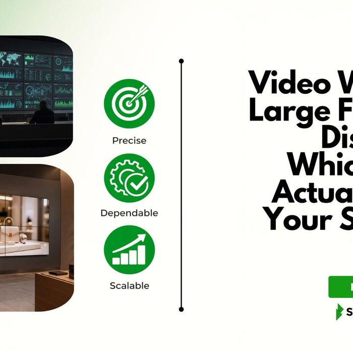 Video Wall vs Large Format Display: Which One Actually Fits Your Space