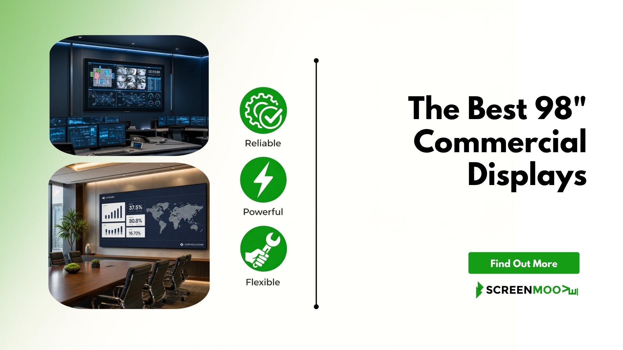 Best 98" Commercial Displays
