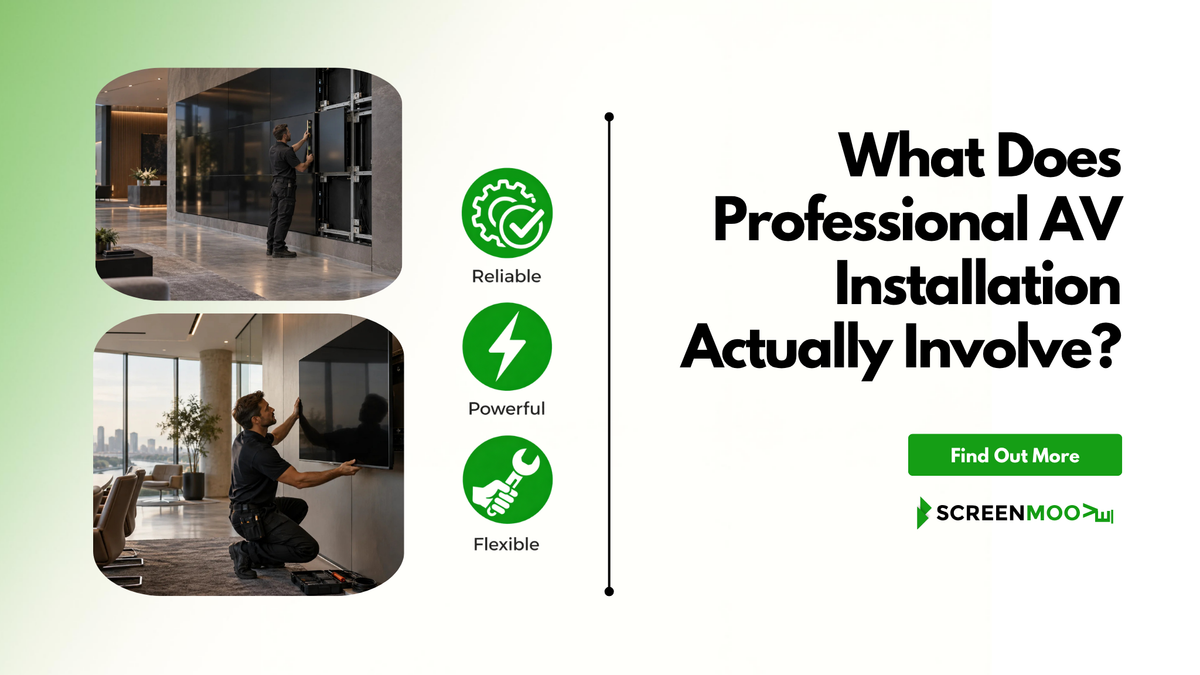 What Does Professional AV Installation Actually Involve?