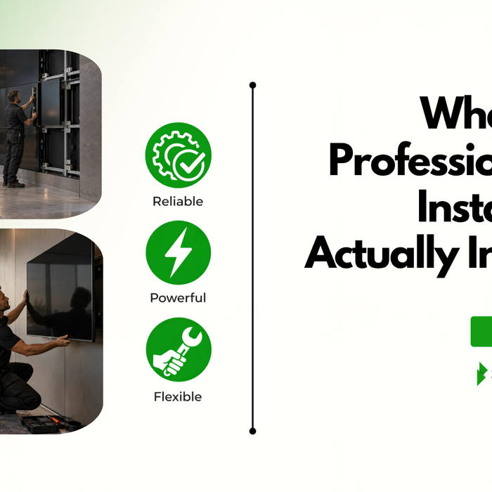 What Does Professional AV Installation Actually Involve?