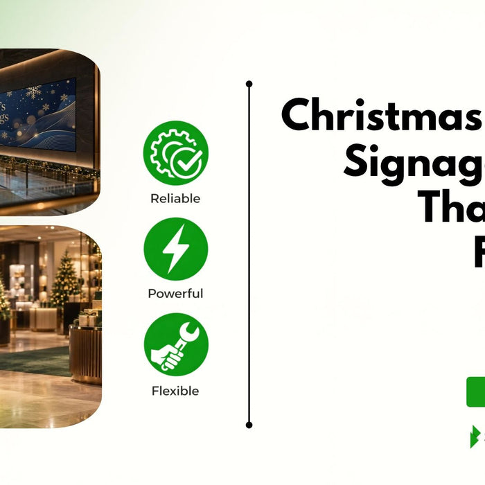 Christmas Retail Displays: Digital Signage Ideas That Drive Festive Footfall