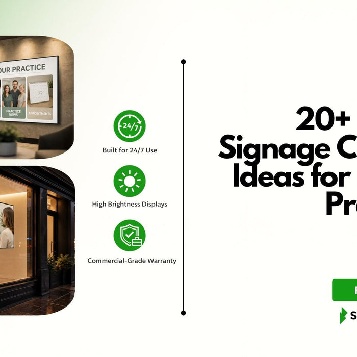 Digital Signage Content Ideas for Dental Practices