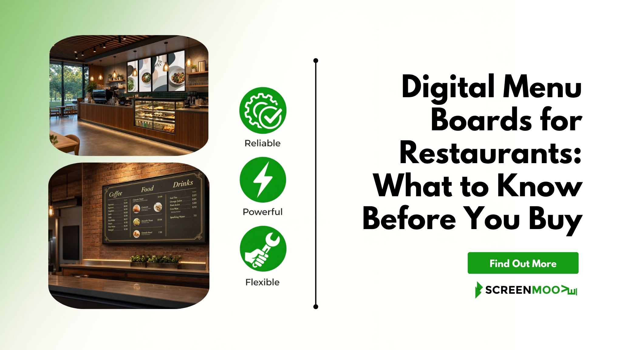 Digital Menu Boards for Restaurants: What to Know Before You Buy