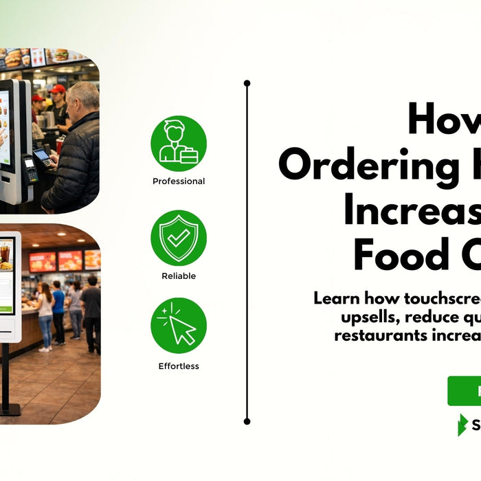 How Self-Ordering Kiosks Increase Average Order Value in Fast Food
