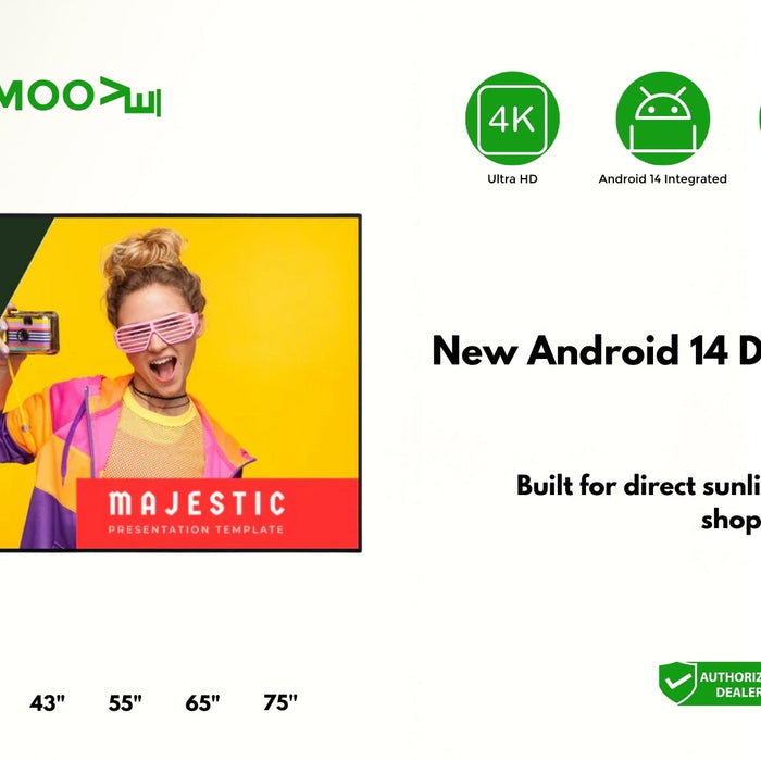 New High Brightness Android 14 Digital Signage Displays