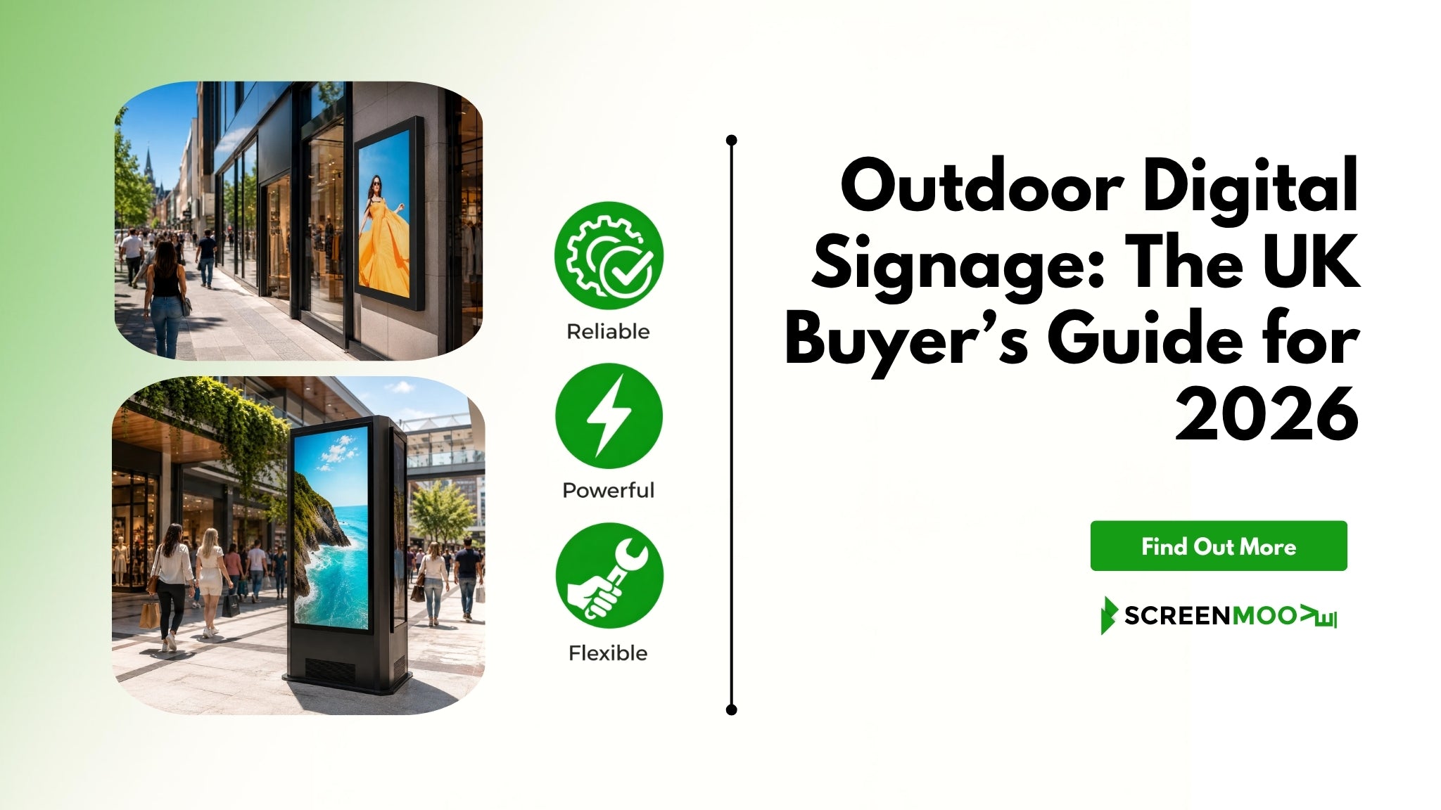 Outdoor Digital Signage UK: Buyer's Guide 2026