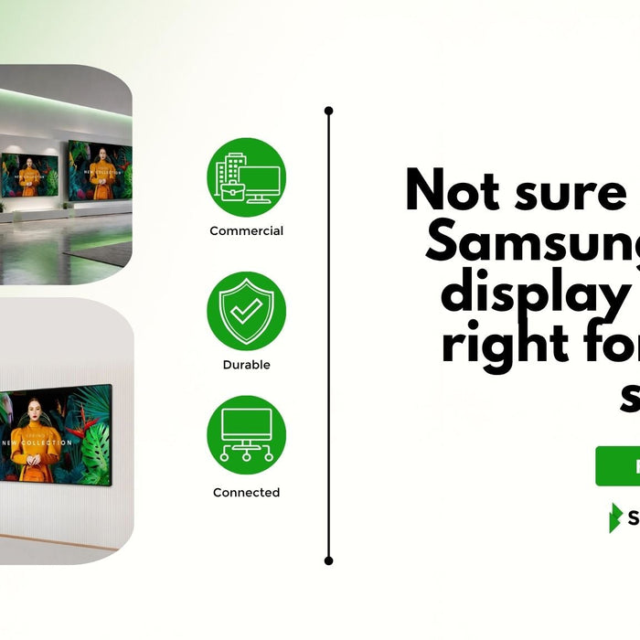 Samsung QBC Series: How to Choose the Right Commercial Display Size