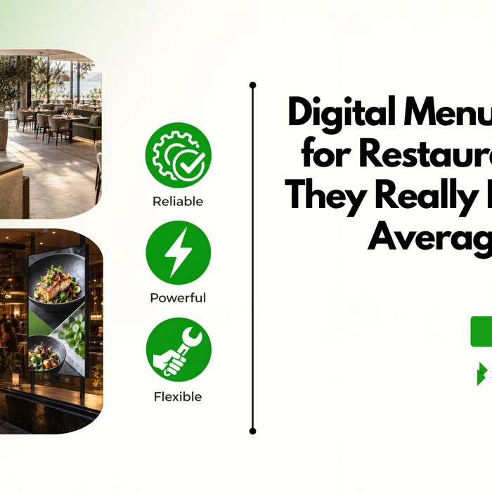 Digital Menu Boards for Restaurants: Do They Really Increase Average Order Value?