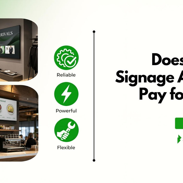 Does Digital Signage Actually Pay for Itself?