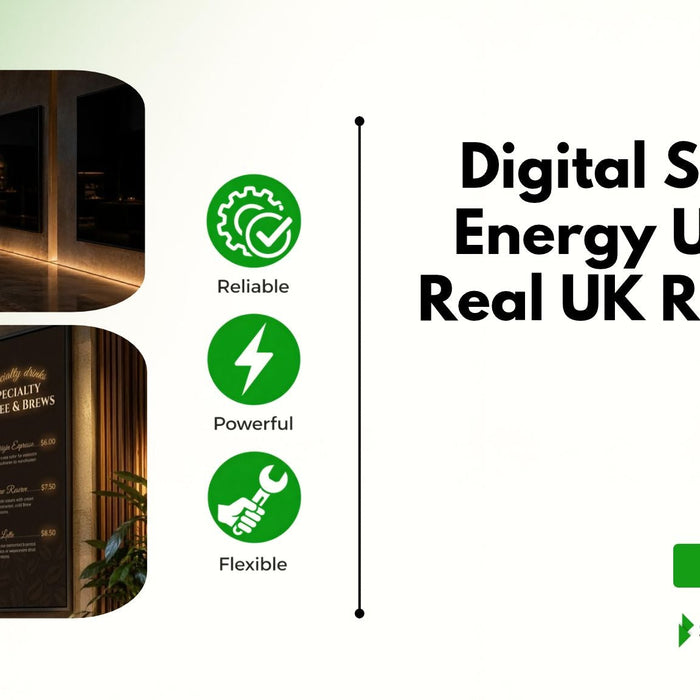 Sustainable Digital Signage: Energy Efficiency and the Real Cost of Running Commercial Screens