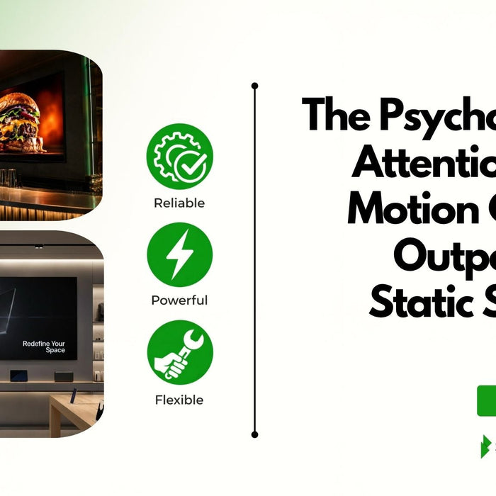 Why Motion Content Beats Static Signage