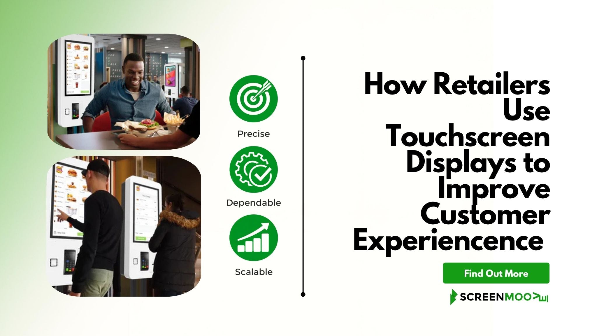 How Retailers Use Touchscreen Displays to Improve Customer Experience