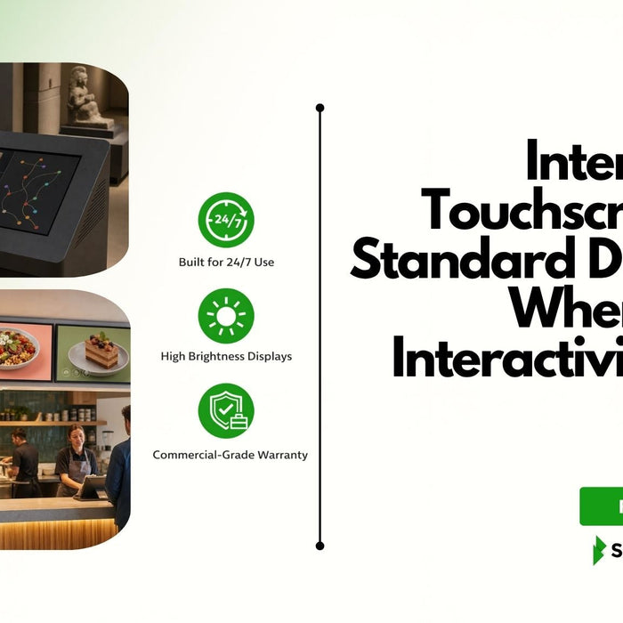 Interactive Touchscreen vs Standard Display: When Does Interactivity Pay Off?