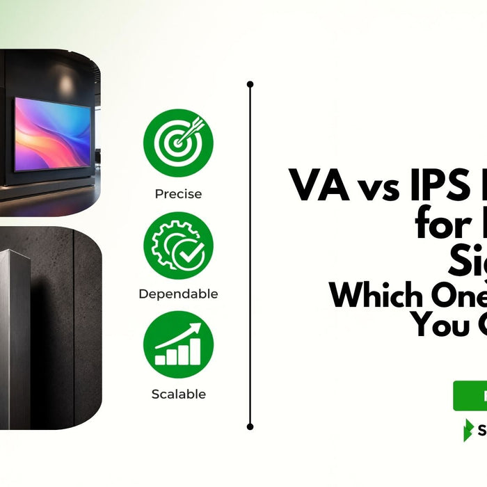 VA vs IPS Panels for Digital Signage - Which One Should You Choose?