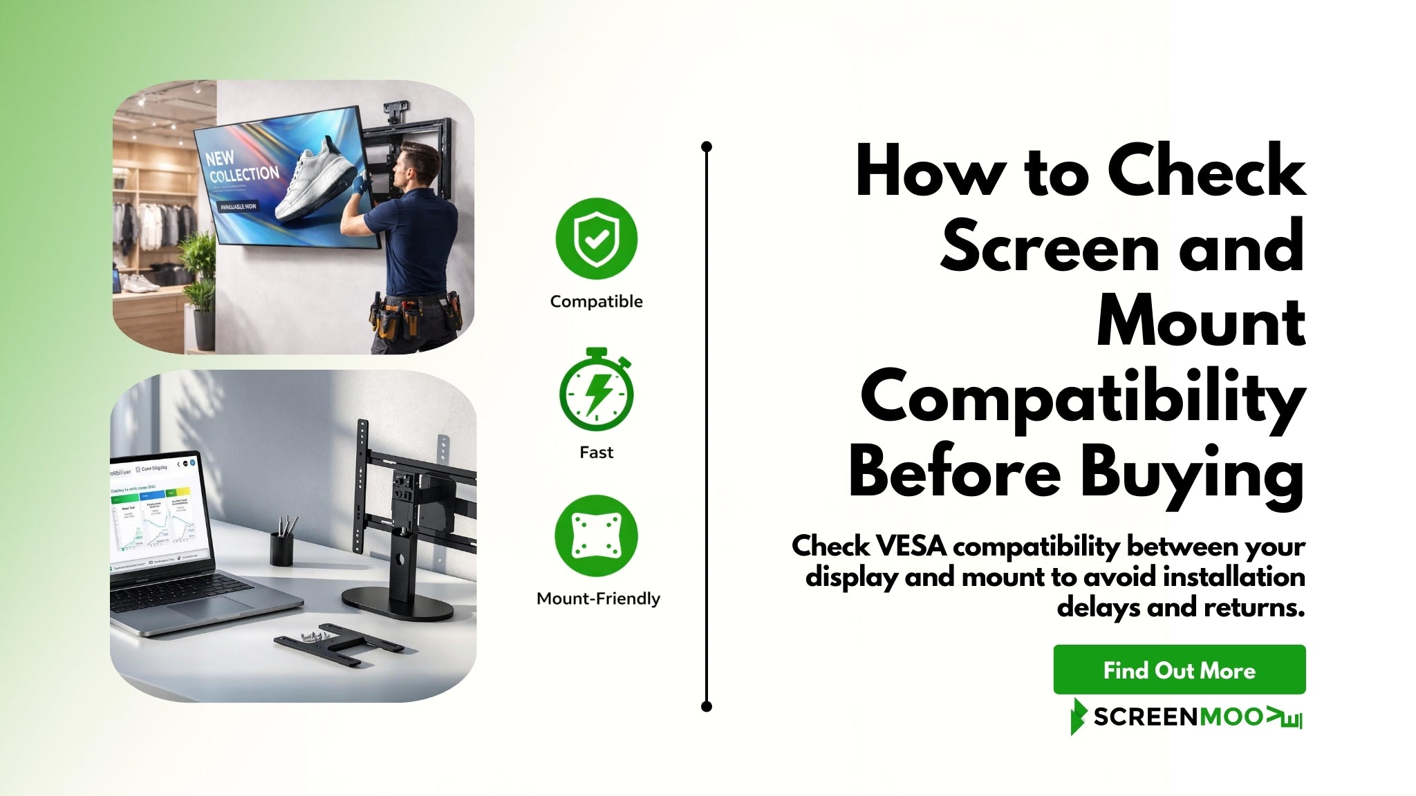 How to Check Screen and Mount Compatibility Before Buying